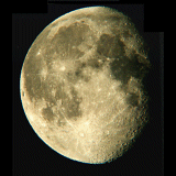 Moon,05/01/2000. 1/250 second exposure f8